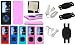3n1 Combo - BIG Grip Silicone Skin Case Cover with Screen Protector for the New Apple iPod Nano Nano-Chromatic 4th Generation 8gb 16gb + Bonus Young Micro (Black) Shoe Silicone Skin Pouch compatible with Nike+ sensor (Nano 4 MP3 NOT included)