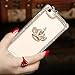 Hundromi iPhone 6S Case,iPhone 6 Case, iPhone 6/6s 3D Handmade Clear Bling Crystal Rhinestone Diamond Skin Case Cover for iPhone 6/6s 4.7 inch Screen(Crown)