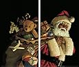 WOWindow Posters Santa with Toy Sack Christmas Window Decoration includes two 34.5"x60" backlit plastic posters