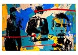 Bob Dylan Poster ~ 3 Bob Montage by Urban Artist Bobby Hill ~ 14x20 on art grade paper Art Poster Print by Bobby Hill, 20x14