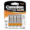 Camelion - 4 piles rechargeables ( accus ) AA / LR6 NiMH 2700mAh