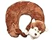 Cloudz Kids Plush Animal Neck Pillows - Monkey