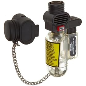 Blazer PB207 Butane Refillable Torch Lighter - Clear
