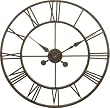 River City Clocks Indoor Metal Skeleton Tower Wall Clock - 30 Inch Diameter - Model # L28-30