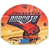 NBA 13" High Def Plaque Clock - Charlotte Bobcats
