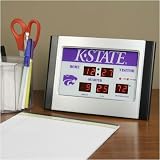 Kansas State Wildcats Alarm Scoreboard Clock