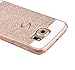 Galaxy S7 Case,Inspirationc eauty Luxury Diamond Hybrid Glitter Bling Hard Shiny Sparkling with Crystal Rhinestone Cover Case for Samsung Galaxy S7--Gold Diamond