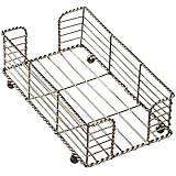 Hoffmaster BSK2112 Wire Guest Towel Basket, 8.75" x 5" x 3", Bronze