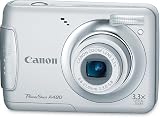 Canon PowerShot A480 10 MP Digital Camera with 3.3x Optical Zoom and 2.5-inch LCD (Silver)