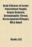 Arab Citizens of Israel: Palestinian People, Negev Bedouin, Demographic Threat, Unrecognized Villages, Mira Awad-