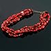 Red Beaded Fashion Necklace
