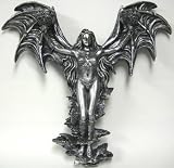 Akasha Female Demon Wall Candle Holder Gothic