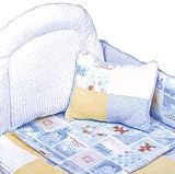 Baby Blocks 4 Piece Crib Bedding Set (Hollywood Bumper) by California Kids