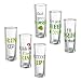 Grasslands Road So Lucky Celtic Shamrock Kiss Me I'm Irish Shot Glasses Six styles, Set of 12