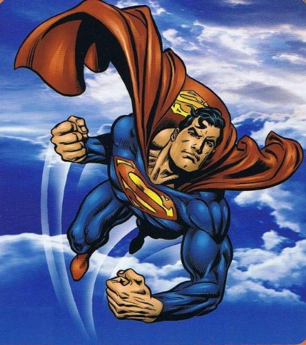 SUPERMAN FLYING HIGH 50X60 FLEECE BLANKET