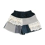 Lily ivory(リリー アイボリー) キュロット (80～130cm) キムラタンの子供服 (71146x71446-163) ネイビーブルー 80