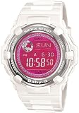 Casio Baby-G 3000 Series World Time Pink Crystal Dial Womens Watch BG3000M-7DR