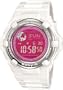 Casio Baby-G 3000 Series World Time Pink Crystal Dial Ladies Watch BG3000M-7DR
