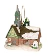 Thomas Kinkade Church Inspired By Clock Tower Cottage Christmas Ornament #TK0136