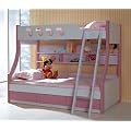 Bett Kinderbett Hochbett Winnie rosa
