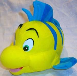Amazon.com: 10" X 7", Disney Little Mermaid, Flounder Plush Stuffed ...