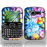 Premium - Kyocera S2300/Torino Rubber Design Neon Floral Cover - Faceplate  ....