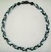 Black White
Titanium Tornado Baseball Necklace Green Black White 18inch
