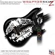 Big Kiss White on Black Skin fits Band Hero, Guitar Hero 5 & World Tour Guitars for XBOX 360 & PS3 (GUITAR NOT INCLUDED) by WraptorSkinz
