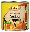 Roland Roasted Yellow Peppers, 5 lb. 8 oz,  Cans (Pack of 2)