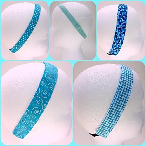 Headbands for Women and Girls Cute, Non Slip, Stay-put and DURABLE The Island Blue Water Set