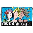Girls Night Out - White Nightshirt in a Bag