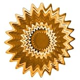 Classic Splash Wind Spinner Size: Large, Color: Copper