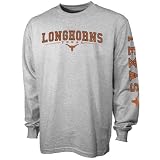Texas Longhorns Ash Standard Long Sleeve T-shirt