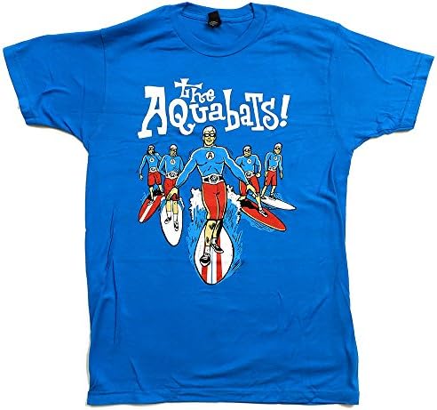 Authentic AQUABATS Band Surfer Group 20 Anniversary Tour T-Shirt XL NEW