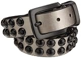 STEVE by Steve Madden Women's Skinny Studded Jean Belt