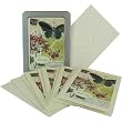 Flora and Fauna Butterfly Cavallini Boxed Cards and Envelopes, Set of 10 with Vintage Look