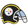 NFL Pittsburgh Steelers Neon Football Helmet