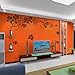 1 X New Design Hot Selling/Big Flower/Vinyl Wall Decals 80130cm/Waterpoof Wall Sticker 027 by QuDi