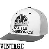 Mitchell & Ness Seattle SuperSonics Greytones Snapback Adjustable Hat