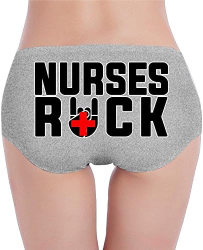 Nurses Rock Heavy Metal Womens Low-Rise Briefs