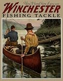 Tin Sign Winchester - Fishing Tackle , 13x16