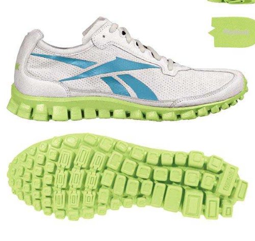 Reebok - Realflex Run Syn Womens Shoes In Steel/Blue/Grn/Grn