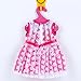 Highmall High Simulation Baby Doll's Clothes Lace White + Pink Dress for 14-16 inches Dolls