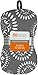 MUkitchen Durable Microfiber Sponge with Scubber, Medallion Gray