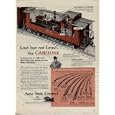 Last but not least, the CABOOSE, Command Car of a Mile-Long War Freight Train Rolling over the New York Central's Water Level Route ..... 1943 New York Central Railroad War Bond ad, A1037
