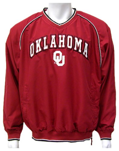 Buy Oklahoma Sooners Mens Stratus Pullover Jacket by Colosseum Athletics
