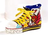 Romero Britto Sneaker Shoe Figurine by Giftcraft