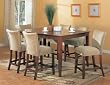 7 Piece Counter Height Table Set By Coaster Furniture