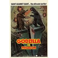 Godzilla vs Megalon Poster 27x40 Katsuhiko Sasakai Hiroyuki Kawase Yutaka Hayashi