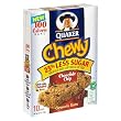 Quaker Chewy Granola Bar Reduced Sugar Chocolate Chip, 8-Count Boxes (Pack of 12)